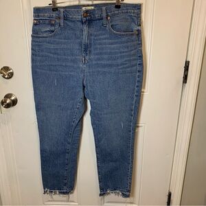 Madewell High Rise Blue Jeans